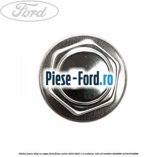 Piulita janta aliaj cu capac Ford Fiesta Active 2018-2023 1.0 EcoBoost 125 cai benzina #C7E4C4A079