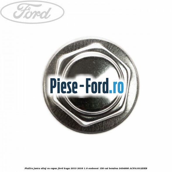 Piulita janta aliaj cu capac Ford Kuga 2013-2016 1.6 EcoBoost 150 cai benzina #65551C3362