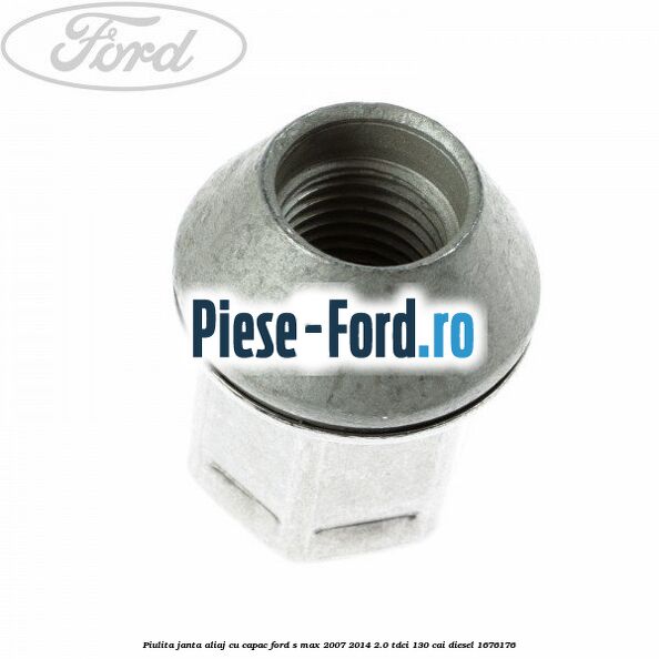 Piulita janta aliaj cu capac Ford S-Max 2007-2014 2.0 TDCi 130 cai diesel #065C2E765B