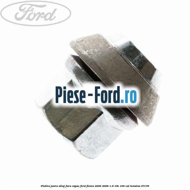 Piulita janta aliaj cu capac, fara inel Ford Fiesta 2005-2008 1.6 16V 100 cai benzina