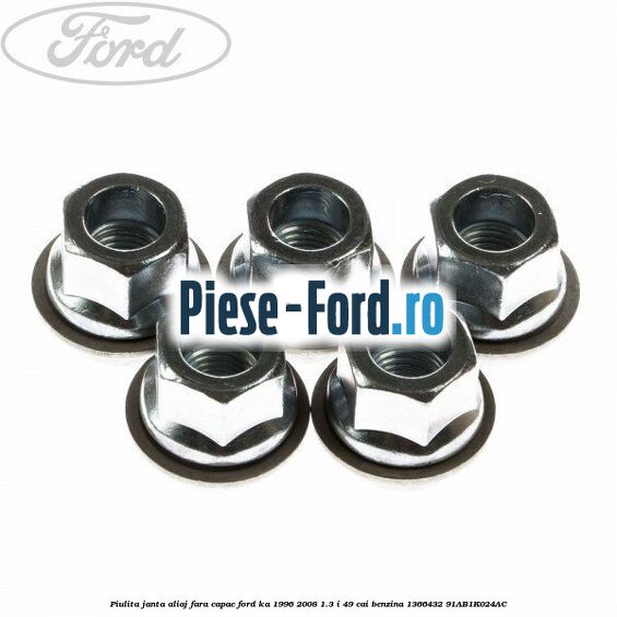 Piulita janta aliaj fara capac Ford Ka 1996-2008 1.3 i 49 cai benzina #2DCBEDDBE0