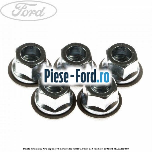 Piulita janta aliaj fara capac Ford Mondeo 2014-2018 1.6 TDCi 115 cai diesel #3F388B1EB2