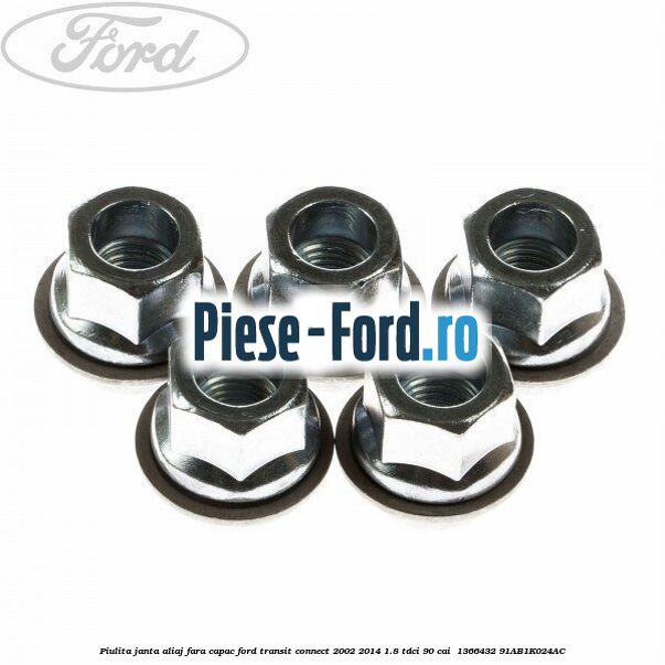 Piulita janta aliaj fara capac Ford Transit Connect 2002-2014 1.8 TDCi 90 cai  #C8AC1F3D54