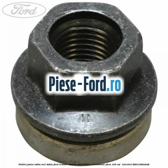 Piulita janta tabla roti duble Ford Transit Custom 2019-2023 1.0 EcoBoost PHEV 125 cai  #09083A4C41