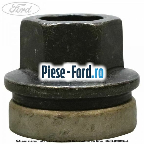 Piulita janta tabla roti duble Ford Transit Custom 2019-2023 1.0 EcoBoost PHEV 125 cai  #09083A4C41