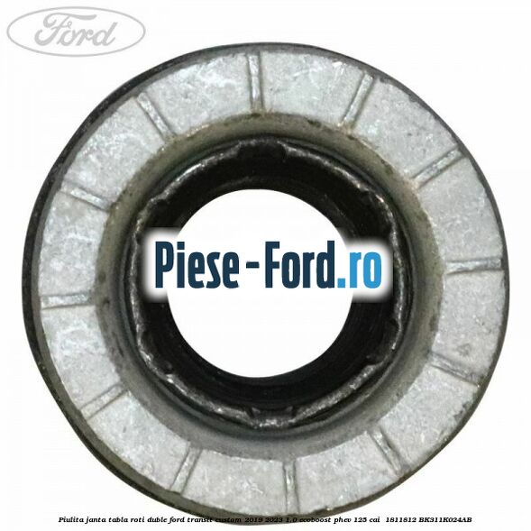 Piulita janta tabla roti duble Ford Transit Custom 2019-2023 1.0 EcoBoost PHEV 125 cai  #09083A4C41