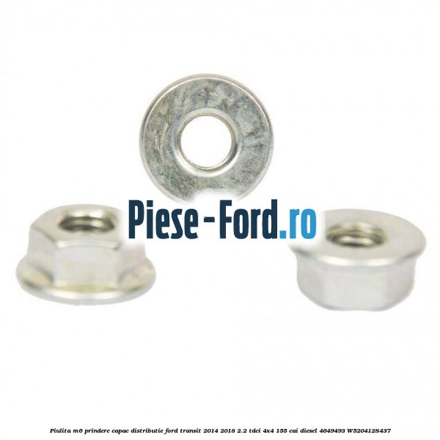 Piulita M6 prindere capac distributie Ford Transit 2014-2018 2.2 TDCi 4x4 155 cai diesel #42C6A95738