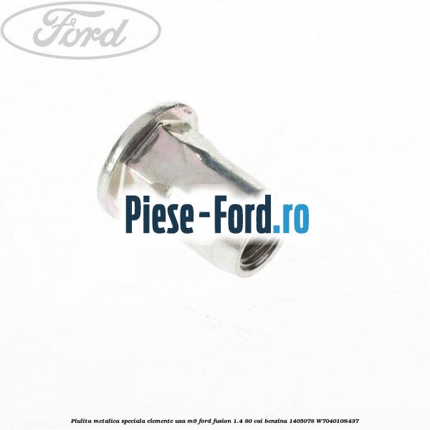 Piulita M8 cu flansa Ford Fusion 1.4 80 cai benzina