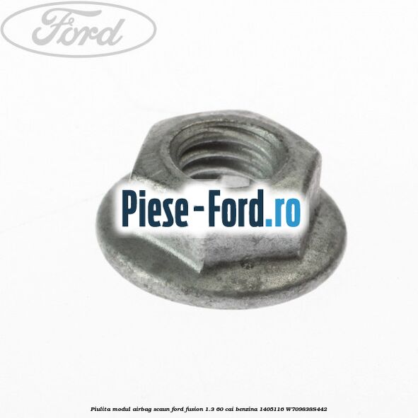 Ornament prindere centura spate Ford Fusion 1.3 60 cai benzina