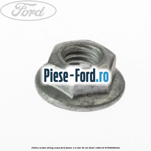 Ornament prindere centura spate Ford Fusion 1.6 TDCi 90 cai diesel