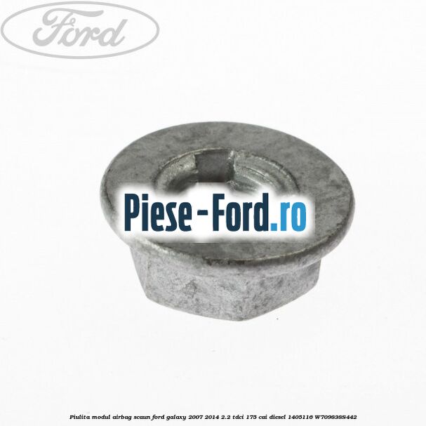 Piulita modul airbag scaun Ford Galaxy 2007-2014 2.2 TDCi 175 cai diesel #1AC3393AB5