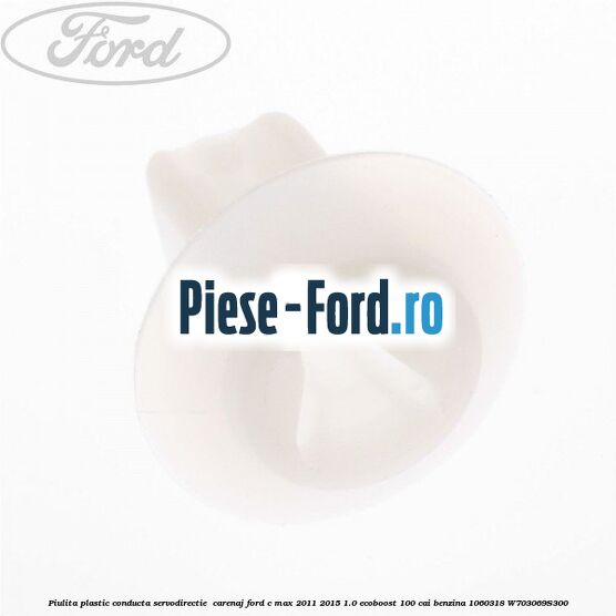 Piulita ornament vertical, fata usa, maner interior Ford C-Max 2011-2015 1.0 EcoBoost 100 cai benzina