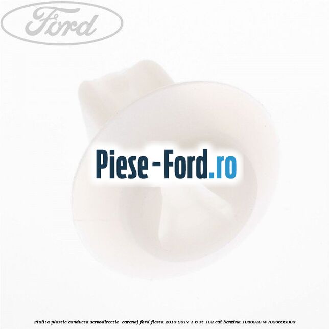 Piulita plastic conducta servodirectie , carenaj Ford Fiesta 2013-2017 1.6 ST 182 cai benzina