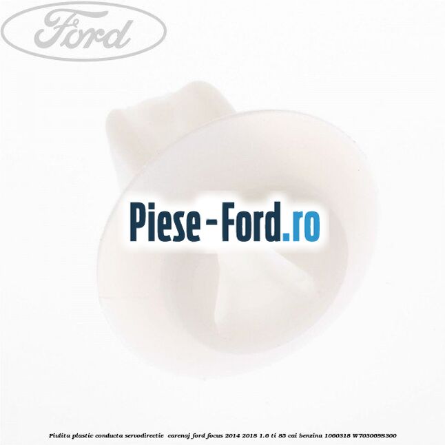 Piulita ornament vertical, fata usa, maner interior Ford Focus 2014-2018 1.6 Ti 85 cai benzina