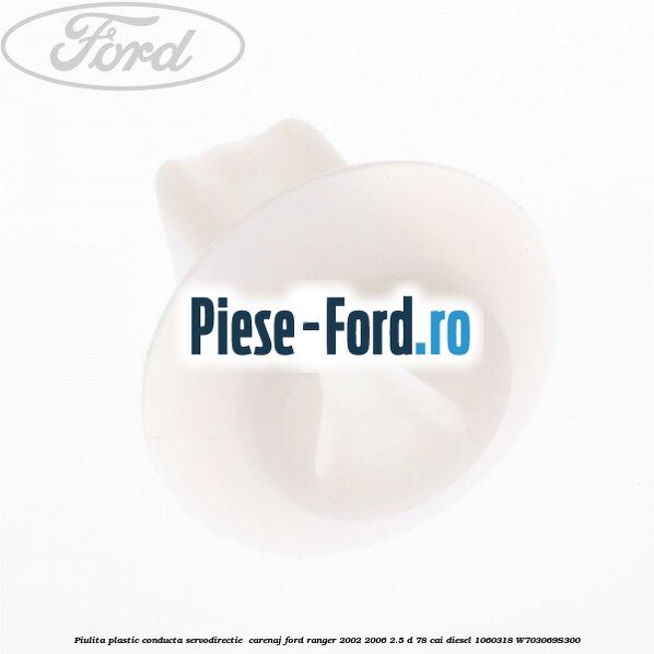Piulita plastic conducta servodirectie , carenaj Ford Ranger 2002-2006 2.5 D 78 cai diesel