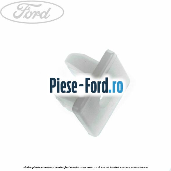 Piulita plastic ornamente interior Ford Mondeo 2008-2014 1.6 Ti 125 cai benzina