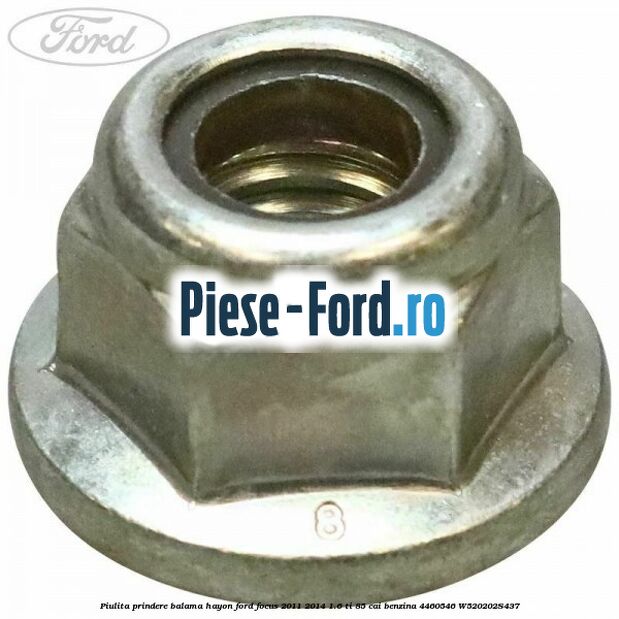Piulita plastic conducta servodirectie , carenaj Ford Focus 2011-2014 1.6 Ti 85 cai benzina