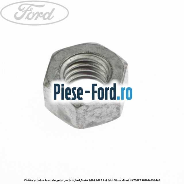 Garnitura brat stergator luneta Ford Fiesta 2013-2017 1.6 TDCi 95 cai diesel