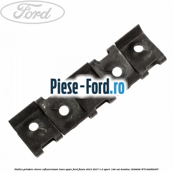 Piulita prindere eleron, reflectorizant bara spate Ford Fiesta 2013-2017 1.0 Sport 140 cai benzina #8A4864D0F9
