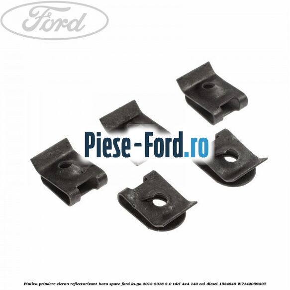Piulita prindere eleron, reflectorizant bara spate Ford Kuga 2013-2016 2.0 TDCi 4x4 140 cai diesel #031BA71B3E