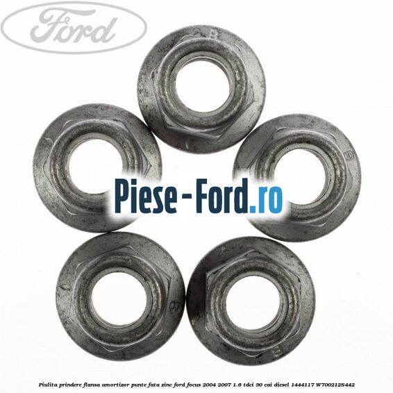Piulita prindere flansa amortizor punte fata zinc Ford Focus 2004-2007 1.6 TDCi 90 cai diesel #70C226DA1B