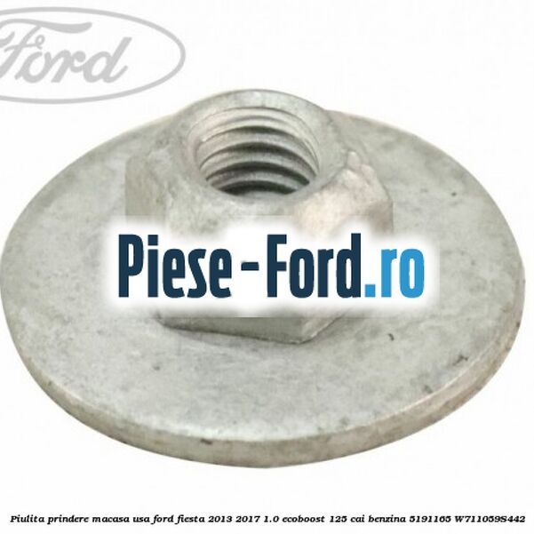 Piulita prindere macasa usa Ford Fiesta 2013-2017 1.0 EcoBoost 125 cai benzina