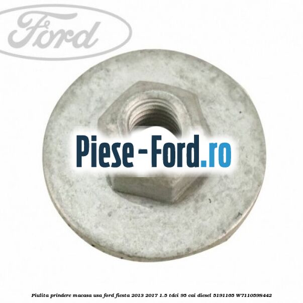 Piulita prindere macasa usa Ford Fiesta 2013-2017 1.5 TDCi 95 cai diesel