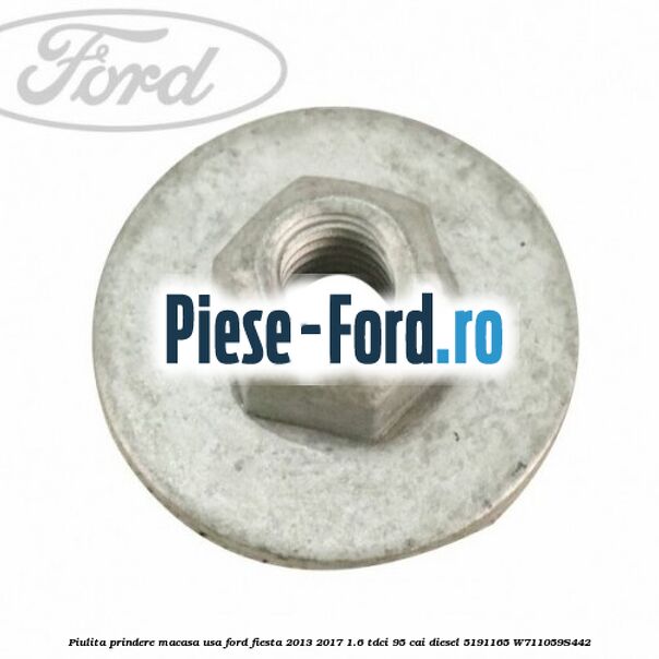 Piulita prindere macasa usa Ford Fiesta 2013-2017 1.6 TDCi 95 cai diesel