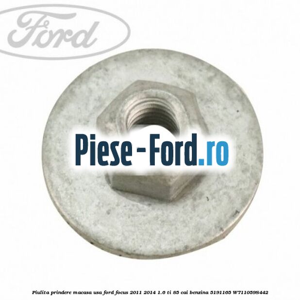 Ornament maner geam usa spate manual Ford Focus 2011-2014 1.6 Ti 85 cai benzina
