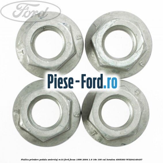 Piulita prindere pedala ambreiaj M10 Ford Focus 1998-2004 1.6 16V 100 cai benzina #215531319F