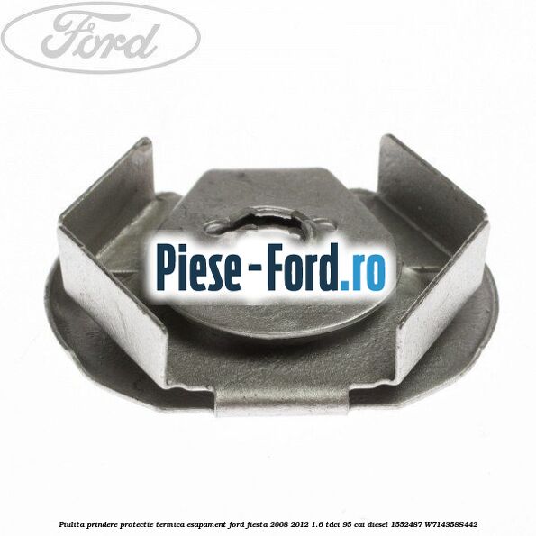 Piulita prindere ornament capac prag interior fata Ford Fiesta 2008-2012 1.6 TDCi 95 cai diesel