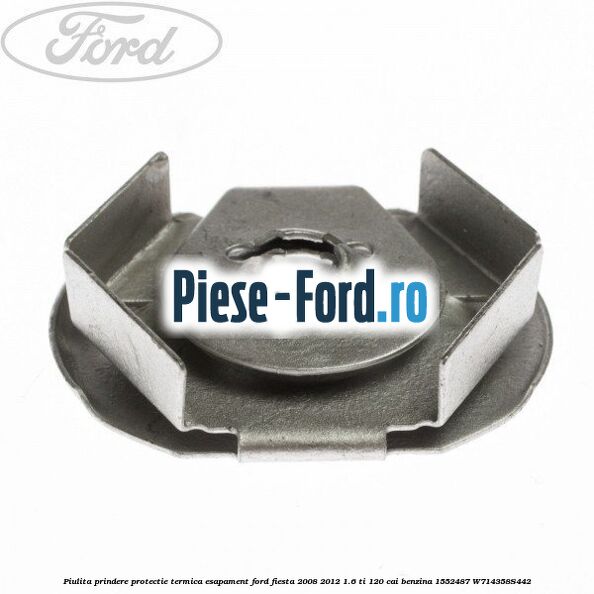 Piulita prindere ornament capac prag interior fata Ford Fiesta 2008-2012 1.6 Ti 120 cai benzina