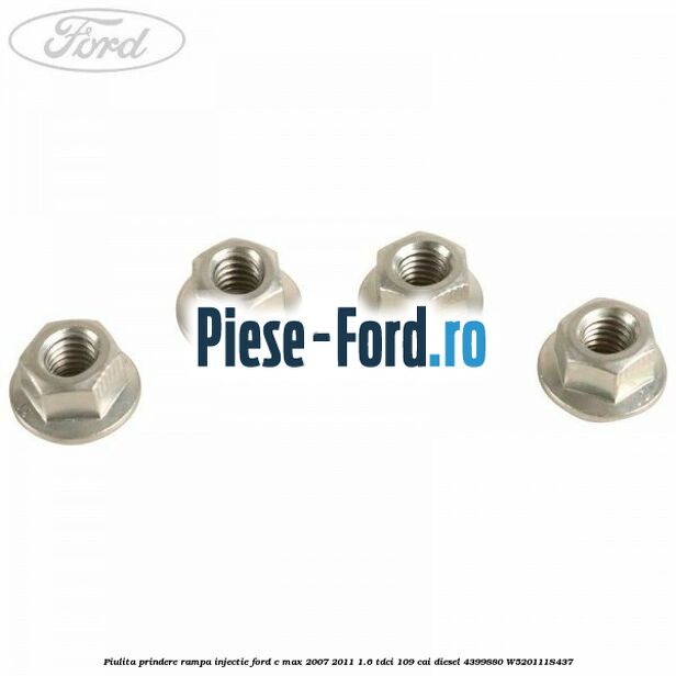Piulita prindere injector Ford C-Max 2007-2011 1.6 TDCi 109 cai diesel