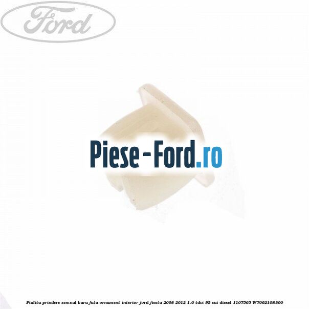 Piulita prindere protectie termica esapament Ford Fiesta 2008-2012 1.6 TDCi 95 cai diesel