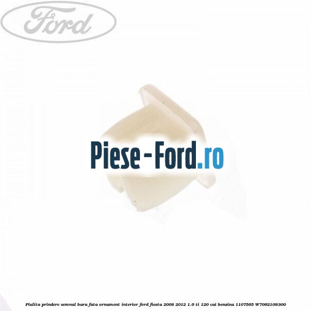 Piulita prindere protectie termica esapament Ford Fiesta 2008-2012 1.6 Ti 120 cai benzina