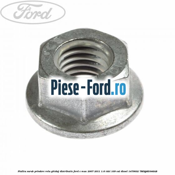 Piulita surub prindere rola ghidaj distributie Ford C-Max 2007-2011 1.6 TDCi 109 cai diesel