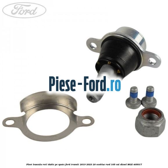 Pivot bascula roti duble pe spate Ford Transit 2019-2023 2.0 EcoBlue RWD 105 cai #1F15159B80