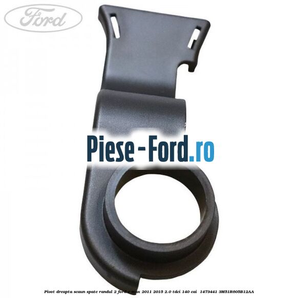 Pivot dreapta scaun spate randul 2 Ford C-Max 2011-2015 2.0 TDCi 140 cai  #B7A51D6B5A
