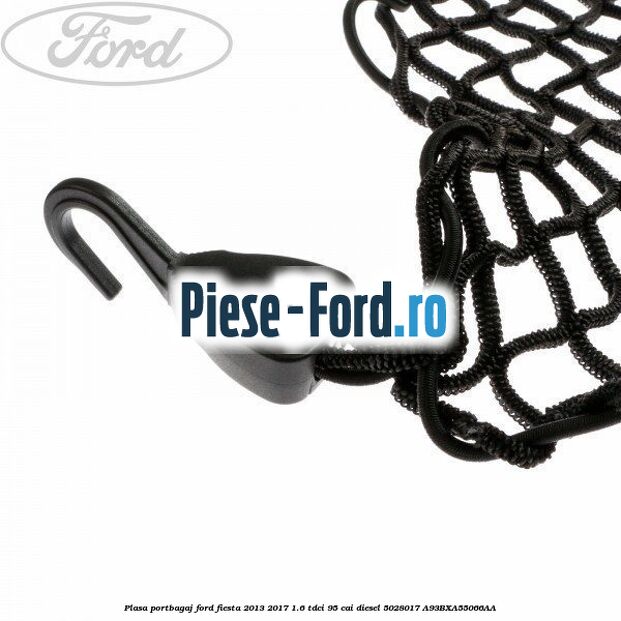 Plasa portbagaj Ford Fiesta 2013-2017 1.6 TDCi 95 cai diesel
