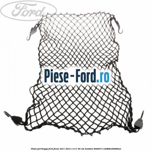 Perna de scaun de rezerva pentru cutii de transport Caree Smoked Pearl Ford Focus 2011-2014 1.6 Ti 85 cai benzina