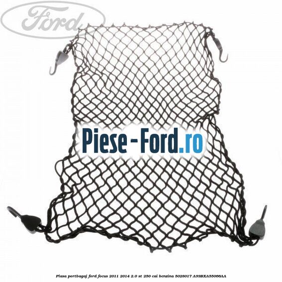 Perna de scaun de rezerva pentru cutii de transport Caree Smoked Pearl Ford Focus 2011-2014 2.0 ST 250 cai benzina