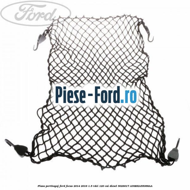 Perna de scaun de rezerva pentru cutii de transport Caree Smoked Pearl Ford Focus 2014-2018 1.5 TDCi 120 cai diesel