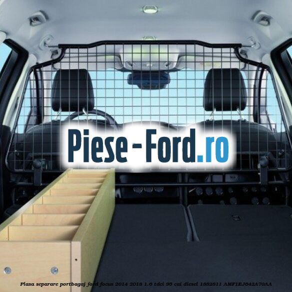 Plasa separare portbagaj Ford Focus 2014-2018 1.6 TDCi 95 cai diesel