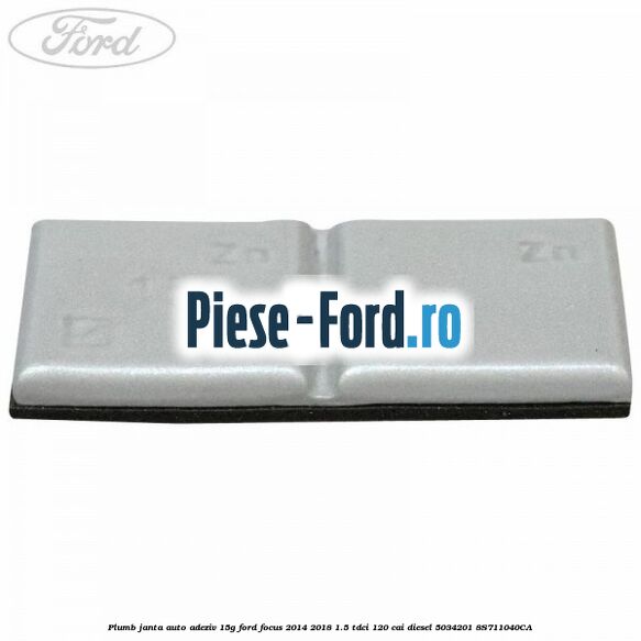 Plumb janta auto-adeziv, 15G Ford Focus 2014-2018 1.5 TDCi 120 cai diesel