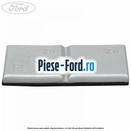 Plumb janta auto-adeziv, 15G Ford Fusion 1.6 TDCi 90 cai diesel