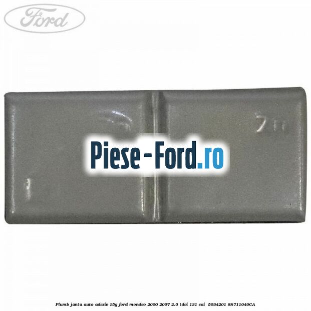 Plumb janta auto-adeziv, 15G Ford Mondeo 2000-2007 2.0 TDCi 131 cai  #812FF2FDEB
