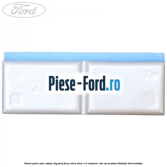 Plumb janta auto-adeziv, 15G Ford Focus 2014-2018 1.5 EcoBoost 182 cai benzina