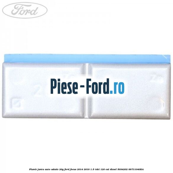 Plumb janta auto-adeziv, 20G Ford Focus 2014-2018 1.5 TDCi 120 cai diesel