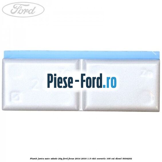 Plumb janta auto-adeziv, 20G Ford Focus 2014-2018 1.5 TDCi ECOnetic 105 cai #570D74BCCC