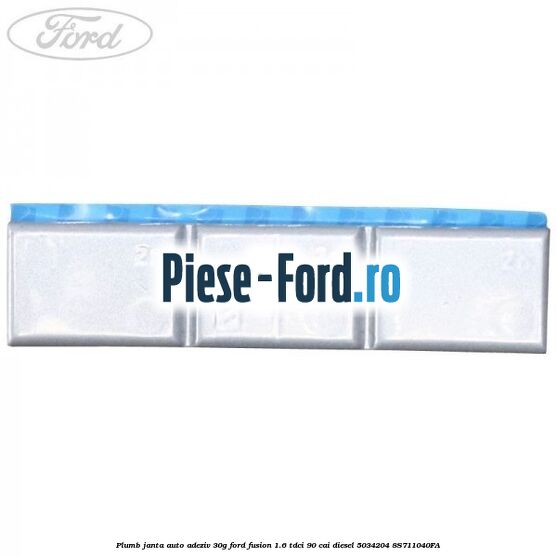 Plumb janta auto-adeziv, 25G Ford Fusion 1.6 TDCi 90 cai diesel